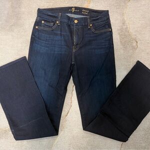 7 for all Mankind Kimmie Bootcut dark blue jeans size 31